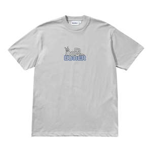 Butter: Butter Goods Snail Tee - Cement