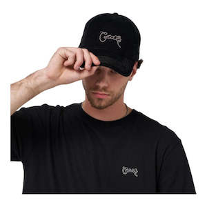Crate Scripted Cord Snapback - Black