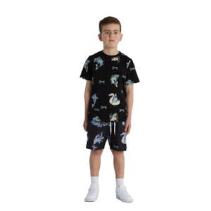 Crate: Crate Kids Shark Tshirt Black