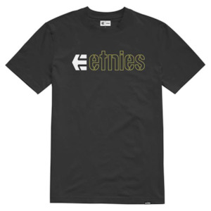 Etnies Kids Ecorp Tee Black/White/Yellow