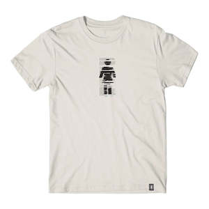 Girl Redacted Tee - Bone