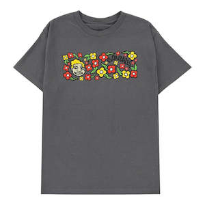 Krooked Sweatpants Tee - Charcoal