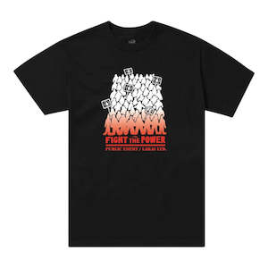 Lakai: Lakai X Public Enemy Fight The Power Tee - Black