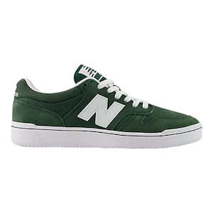New Balance: New Balance Numeric 480 - Forrest Green/White