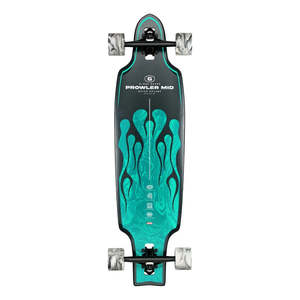Globe Prowler Mid Longboard - Green Flames 34"