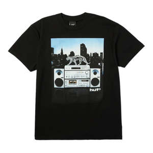 HUF Midnight Radio Tee - Black