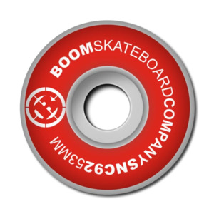 Skateboard Parts: Boom Wheels Red - 53mm