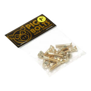 Pig Hardware 1" Phillips - Gold