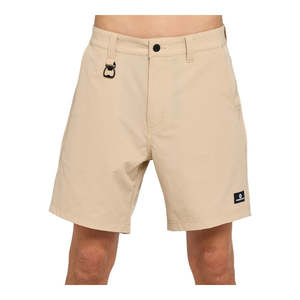 Shorts: Mad Hueys Tough Hueys 17" Utility Short - Taupe