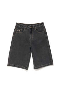 Shorts: XLarge Baggy Bull Denim 91 Short - Washed Black