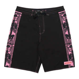 Shorts: Afends Boned Surf Related V2 Boardshorts - Black