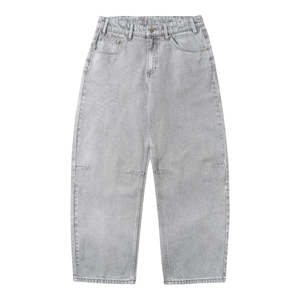 Pants Jeans: Butter Wide Cut Denim Jeans - Grey Wash