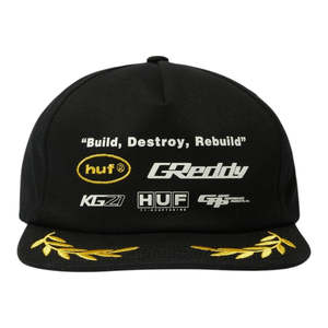 Huf Greddy Team Snapback - Black
