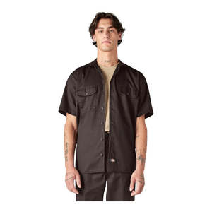 Shirts: Dickies 1574 Shirt - Dark Brown