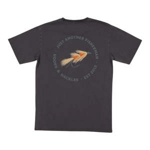Clothing: J.A.F Fly Sea Tee - Aged Black