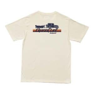 Clothing: J.A.F Cruiser Life Sea Tee - Antique White