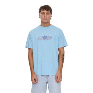 Clothing: Thrills Supernova Nerch Fit Tee - Dalis Blue