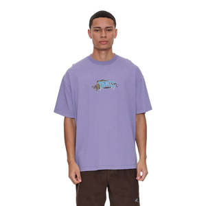 Clothing: Thrills Lair Box Fit Tee - Foundation Purple
