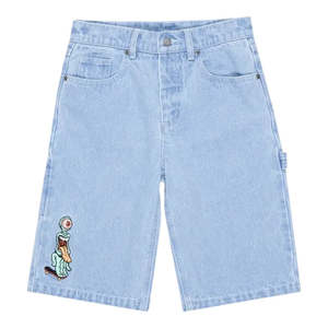 Youth: Santa Cruz Youth Opus Carpenter Short - Bleached Denim