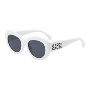 Sunglasses: ALC Bleach Sunglasses - White