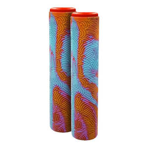 Madd Gear Viral TPR Grips - Teal/Orange