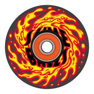 Slime Balls Wheels OG Light Ups Flame - 66mm/78A