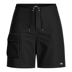 Shorts: Vans Voyage Long Cargo Boardshort - Black