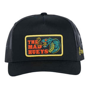Caps: Mad Hueys Frothy Fanging Trucker - Black