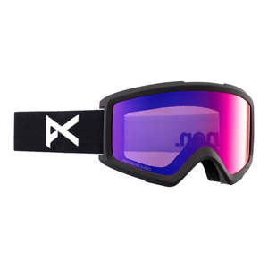 Snow Accessories: Anon Helix 2.0 Goggles + Bonus Lens 2025 - Black/Perceive Sunny Red