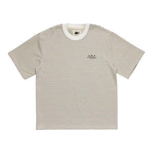 Clothing: J.A.F Heavy Shore Tee - Off White Stripe