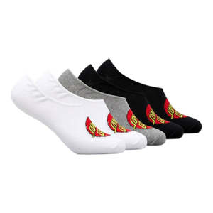 Santa Cruz No Show Sock 5 Pack - Assorted
