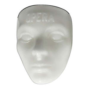 Skateboard Parts: Opera Mask Wax - White