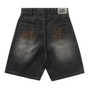 Butter Scorpion Denim Shorts - Slub Black