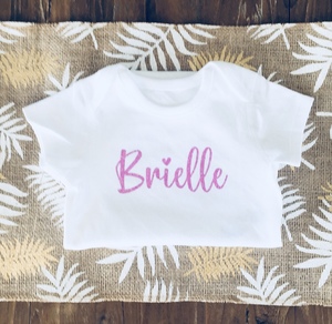 Products: Personalised Baby Princess Onesie Cheeky Monkeys