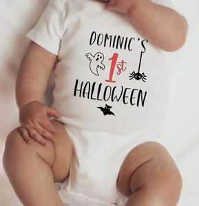 Personalised 1st Halloween Onesie Cheeky Monkeys