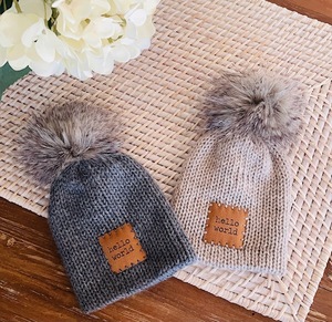 Hello World Newborn Beanies. Superfine Merino and Alpaca Wool Cheeky Monkeys