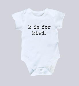 k is for kiwi - Beautiful Kiwi Onesie Cheeky Monkeys