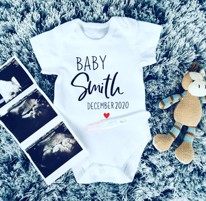 Products: Pregnancy Annoucement Onesie Cheeky Monkeys