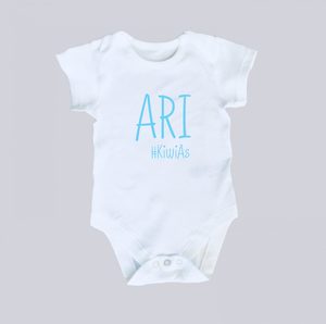 Personalised Baby Onesie KiwiAs Cheeky Monkeys