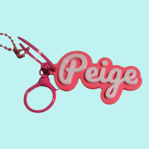 Cheer Accessories: Personalized Keyring - Add On