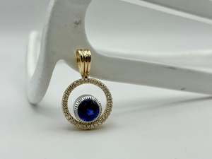 Pendant: Tanzanite and Diamond Pendant