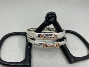Bangles: Half Round Bangle + Snaffle Detail | 6.5mm