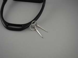 Horseshoe Nail Boot Zip Charm