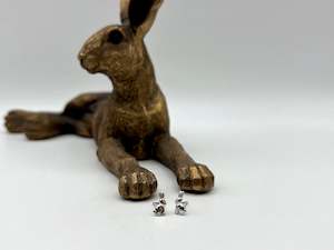 Earrings: Happy Hare Stud Earrings
