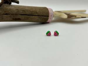 Earrings: Strawberry Stud Earrings