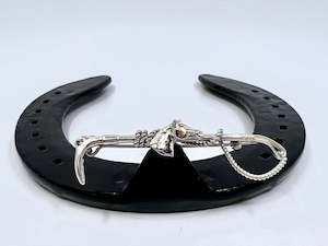 Stockpins: Hunt Whip Stockpin | Small | with Horse Head