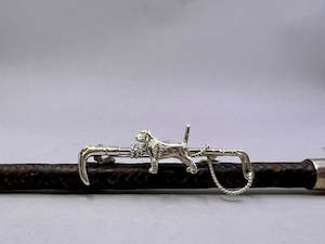 Stockpins: Hunt Whip with Hound Stockpin