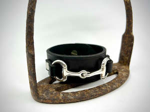 Other Snaffle Bit Bracelets: Jumbo Snaffle and Leather Cuff Bracelet