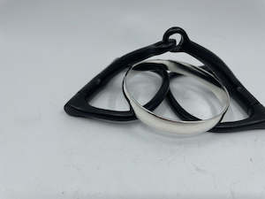 Plain Half Round Bangle | 10.5mm