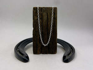 Small Oval Belcher Chain | Sterling Silver